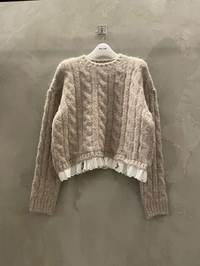 MULCUP東大門㊣實拍女士新品時尚25秋冬真品推薦職業熱賣毛衣MULCUP毛衣