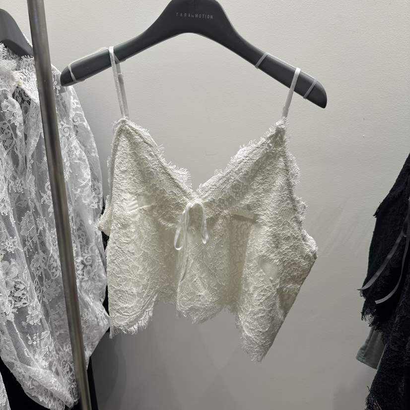 TARABY MOTION韓國代購㊣女裝新品熱賣吊帶背心不含內搭蕾絲TARABY MOTION吊帶/背心
