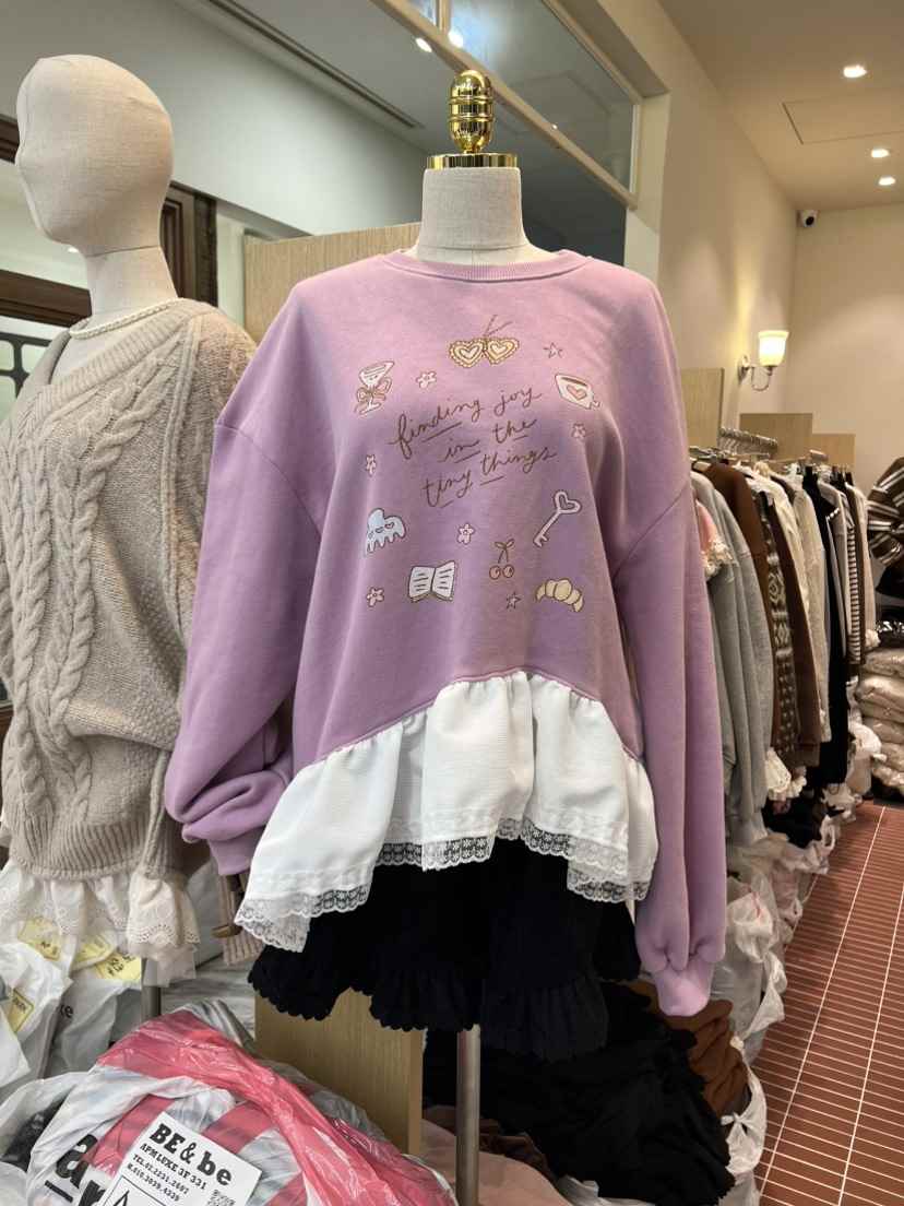 BE&amp;BE東大門㊣直郵女裝新款時尚真品推薦職業休閑衛衣BE&be衛衣