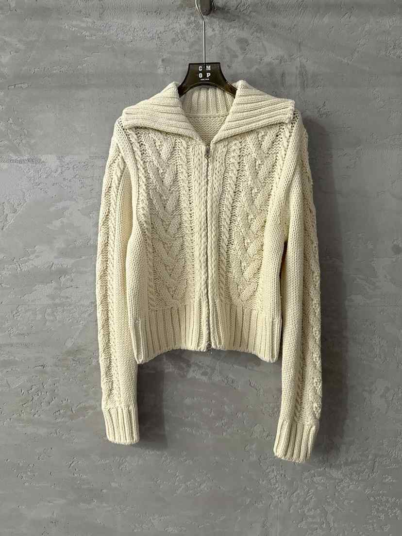 COME OPEN東大門㊣實拍女裝新品職業推薦人氣時尚針織衫拉鏈COMP-(COME OPEN)針織衫