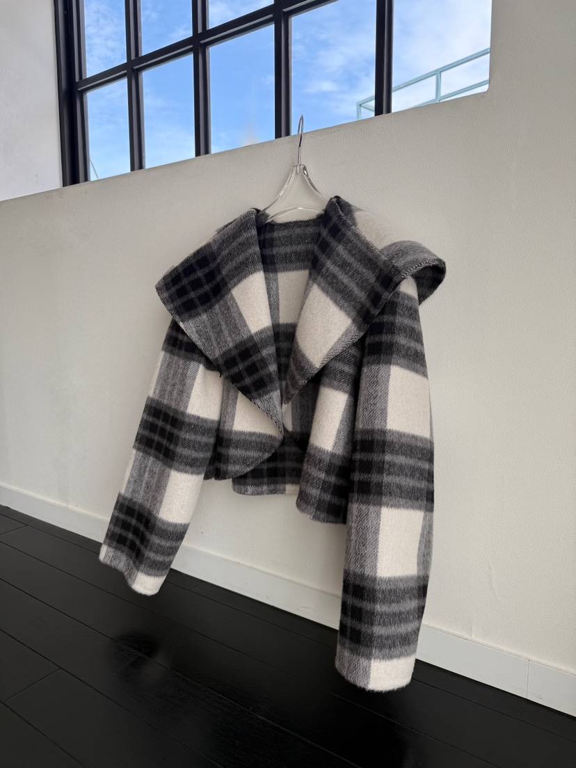 LAVIEU東大門㊣實拍女士新品職業真品休閑熱賣短款大衣手工LAVIEU短款大衣