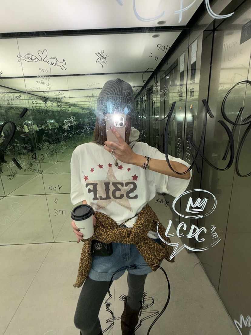 ZEROZERO韓國代購㊣女士新品人氣休閑職業推薦真品25秋冬T恤絨ZEROZEROT恤