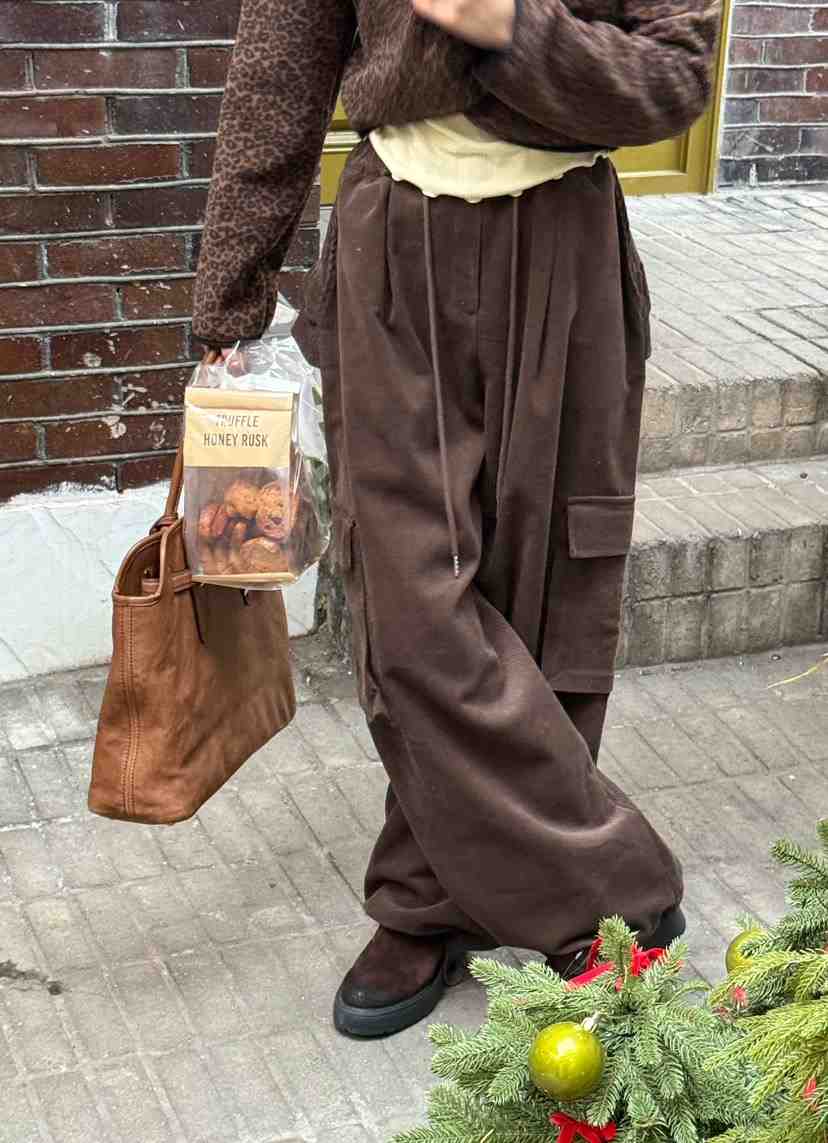 ZEROZERO東大門㊣代購女裝新款職業熱賣休閑褲工裝褲荷葉邊ZEROZERO休閑褲