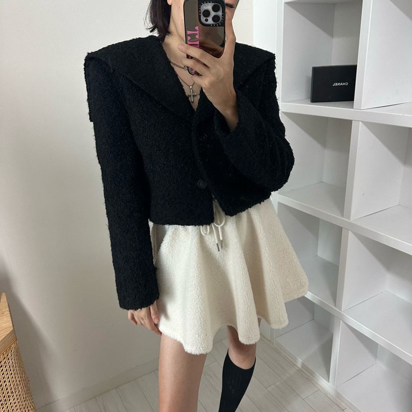 SOUIT東大門㊣代購女裝新品人氣職業熱賣推薦休閑真品夾克羊毛SOUIT by mabel-L夾克