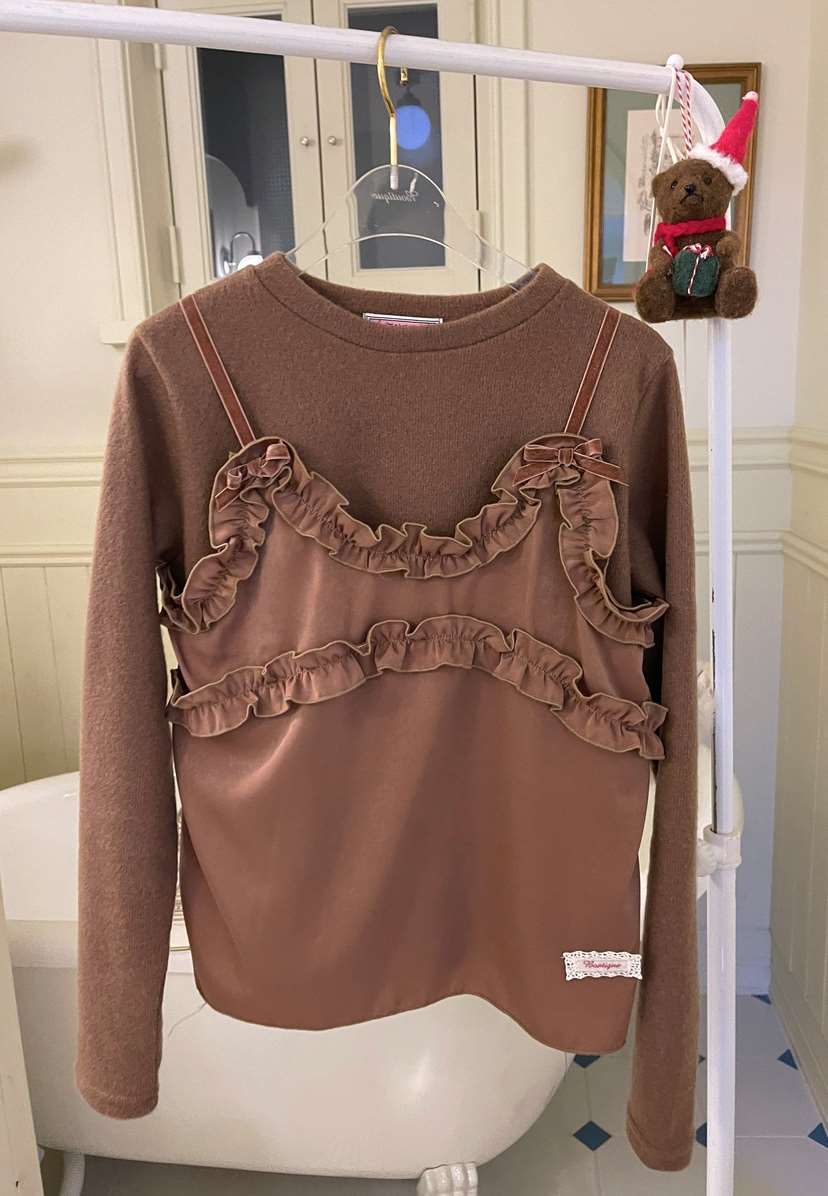 BOUTIQUE-L東大門㊣直郵女裝新品推薦人氣熱賣職業長袖T恤BOUTIQUE-L長袖T恤