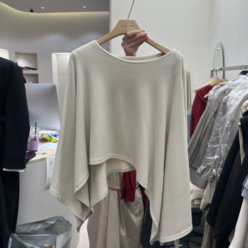 MATIERE韓國代購㊣女裝新款25秋冬人氣休閑熱賣時尚針織衫披肩MATIERE針織衫