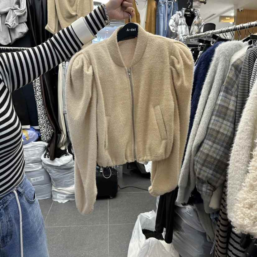 A-DEL韓國直郵㊣女士新款休閑推薦熱賣職業時尚人氣夾克拉鏈A-DEL夾克