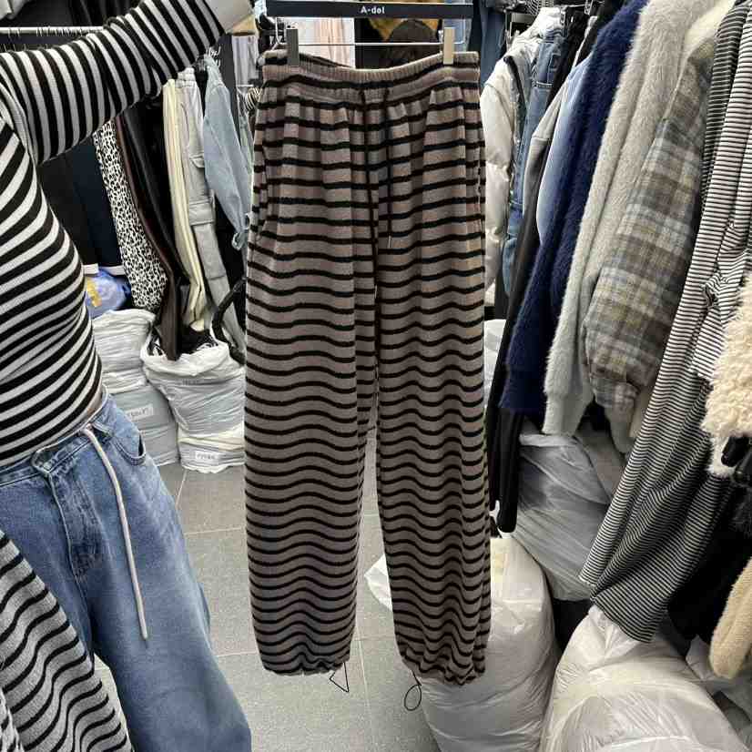 A-DEL東大門㊣直郵女士新品職業25秋冬休閑推薦休閑褲單排扣A-DEL休閑褲