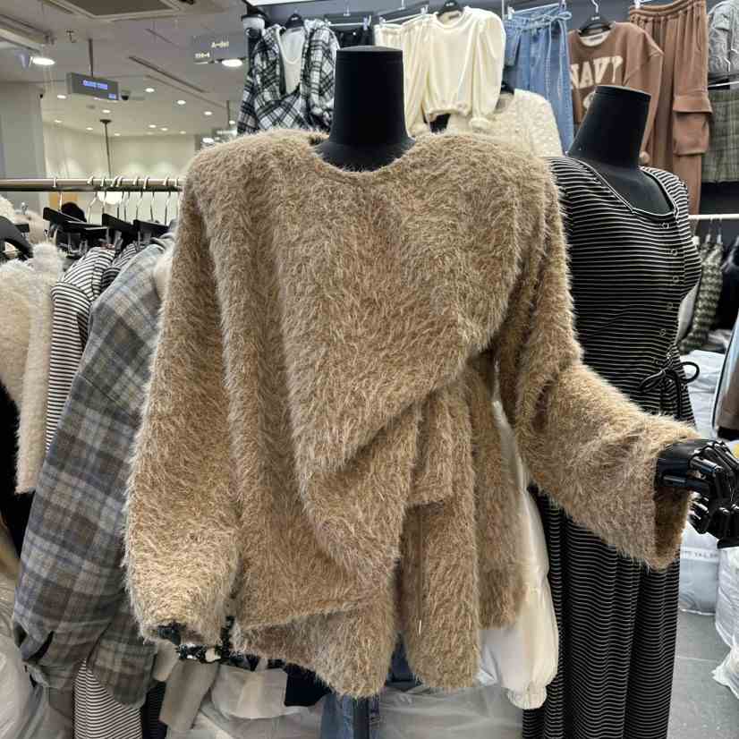 A-DEL韓國代購㊣女士新款職業時尚真品25秋冬熱賣休閑針織衫A-DEL針織衫