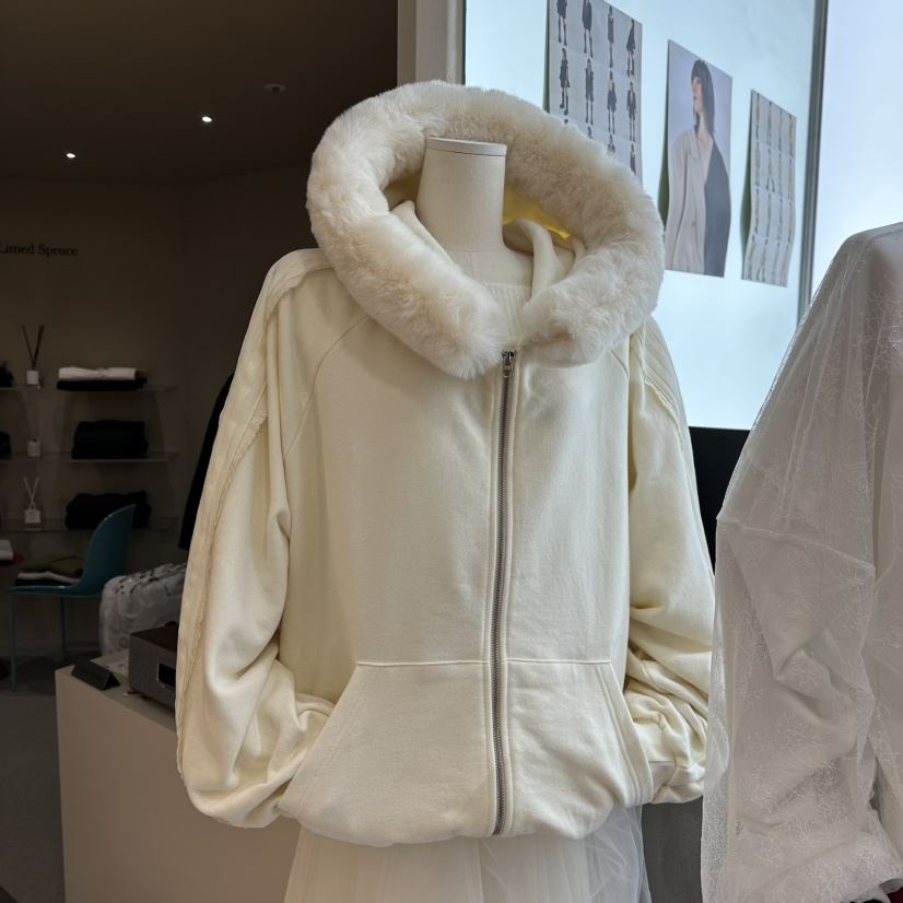 CHEAP-CHIC東大門㊣代購女裝新款熱賣休閑職業推薦衛衣拉鏈CHEAP-CHIC/CHARLES THE SECOND衛衣