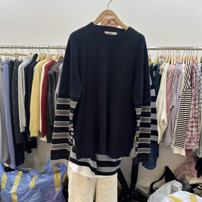 DELIGHT-L東大門㊣代購女裝新品真品推薦職業休閑時尚針織衫DELIGHT-L針織衫