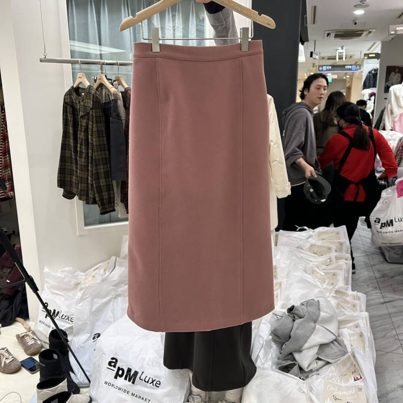 OURMOMENT東大門㊣實拍女士新款職業25秋冬真品休閑人氣長裙OURMOMENT長裙