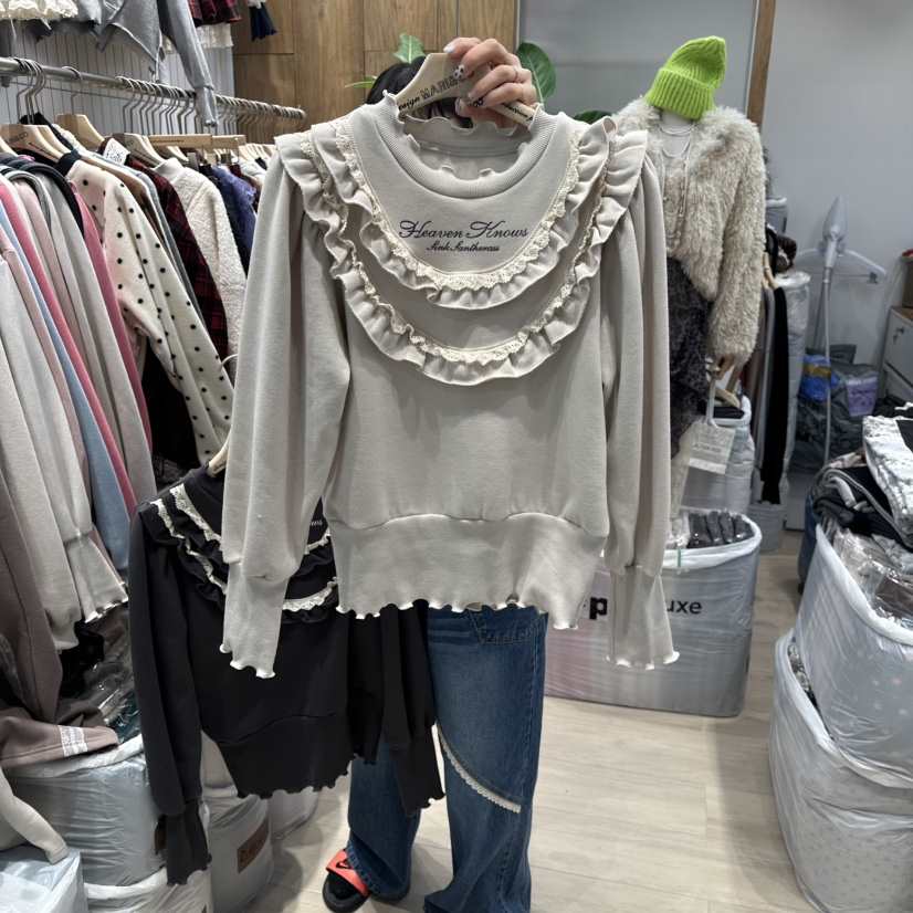 MARI CO東大門㊣代購女士新款時尚25秋冬推薦休閑衛衣加絨MARI CO衛衣