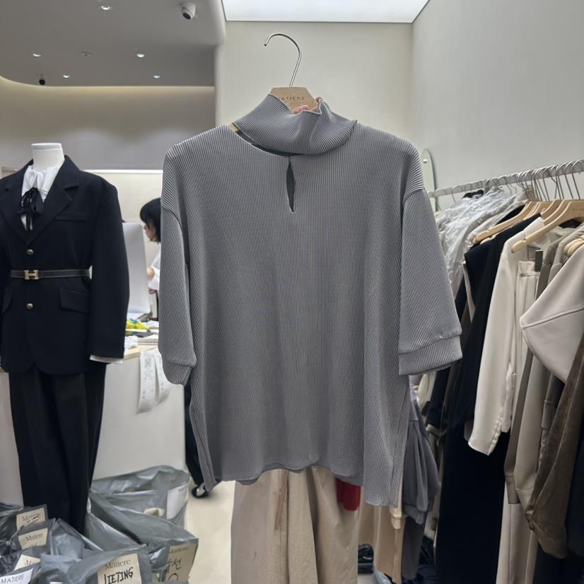 MATIERE韓國直郵㊣女裝新品職業人氣推薦時尚25秋冬休閑T恤MATIERET恤