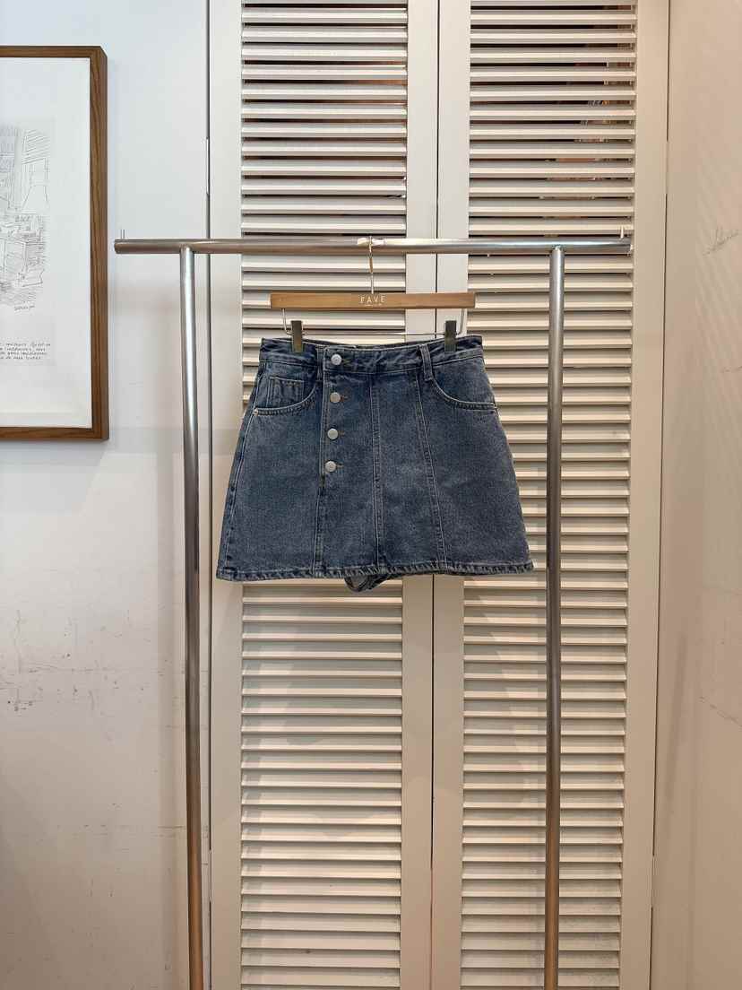 FAVE-L韓國直郵㊣女裝新款真品職業休閑推薦25秋冬裙褲開衩FAVE-L裙褲