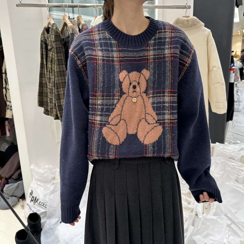 OURMOMENT東大門㊣代購女士新款真品時尚休閑熱賣職業25秋冬毛衣OURMOMENT毛衣