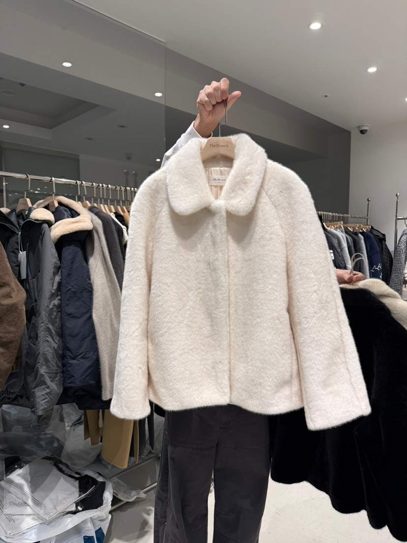 THE BRUNCH韓國直郵㊣女士新款人氣休閑真品25秋冬夾克貂皮THE BRUNCH夾克