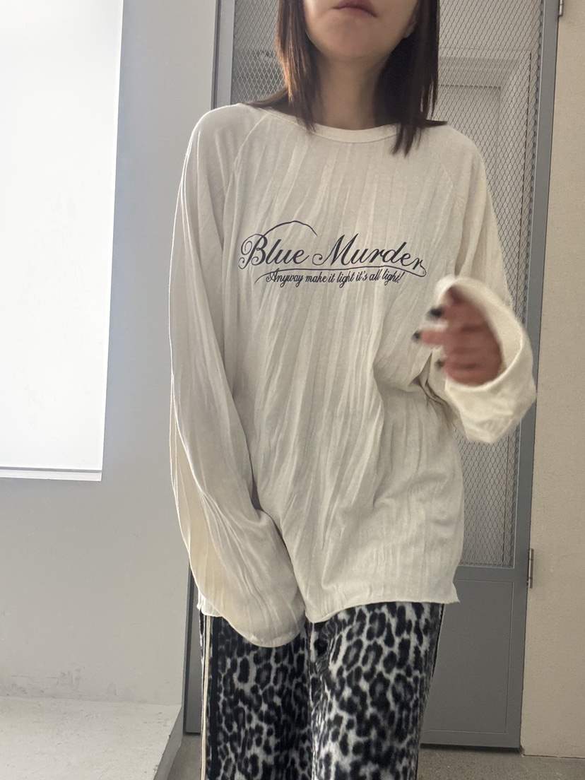 FRANC—L東大門㊣實拍女士新款25秋冬人氣真品時尚長袖T恤褶皺FRANC長袖T恤