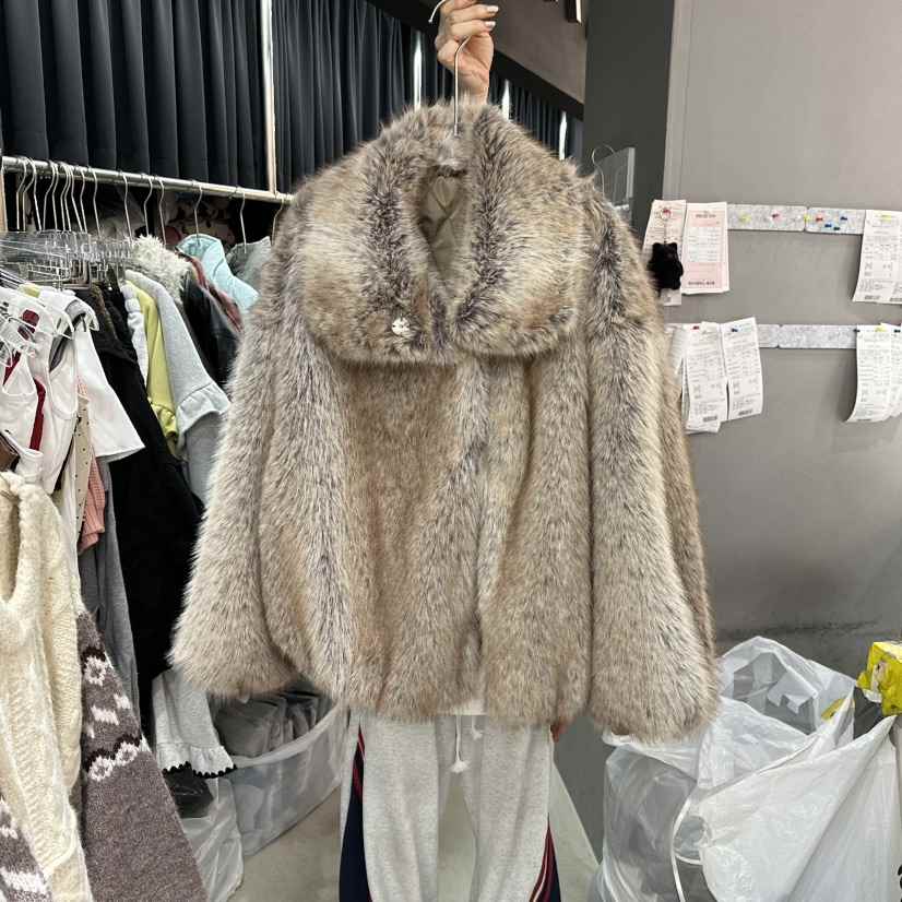 MOMAZU韓國代購㊣女裝新品真品推薦休閑25秋冬熱賣短款大衣MOMAZU短款大衣