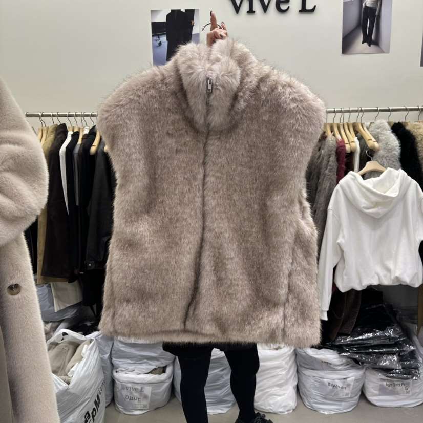 VIVEL韓國代購㊣女裝新品時尚人氣推薦休閑25秋冬真品熱賣馬甲VIVEL馬甲