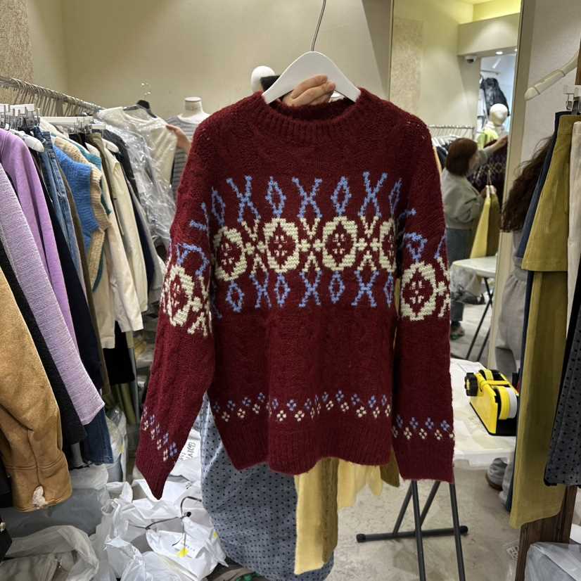 REFLAT東大門㊣代購女士新款熱賣推薦職業休閑人氣時尚針織衫REFLAT針織衫