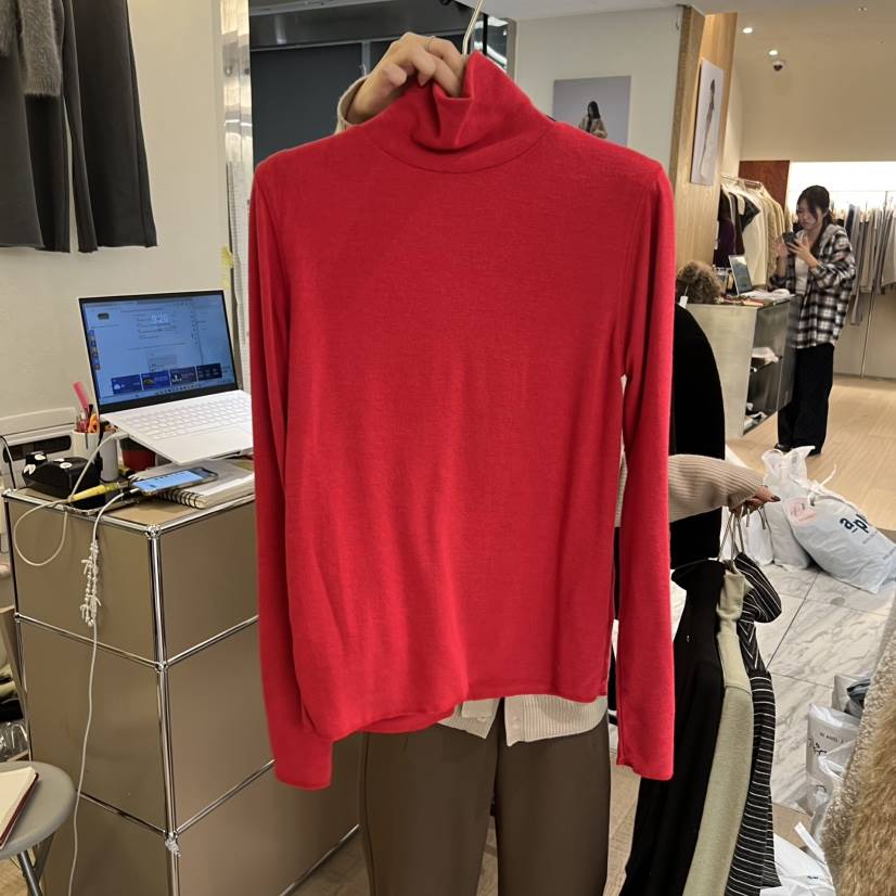 W AND J東大門㊣代購女士新款25秋冬熱賣時尚真品長袖T恤W AND J長袖T恤