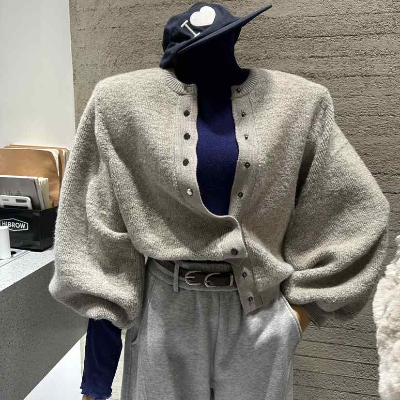 JUNI東大門㊣實拍女士新品時尚真品職業休閑25秋冬推薦針織衫my juni針織衫