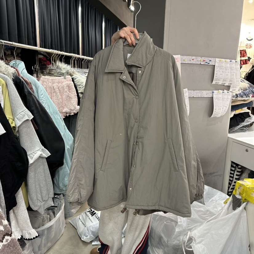 MOMAZU韓國直郵㊣女士新品人氣推薦25秋冬真品短款棉服填充棉MOMAZU短款棉服