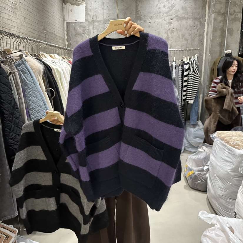 JUNI東大門㊣實拍女士新款熱賣人氣休閑25秋冬時尚推薦針織衫my juni針織衫