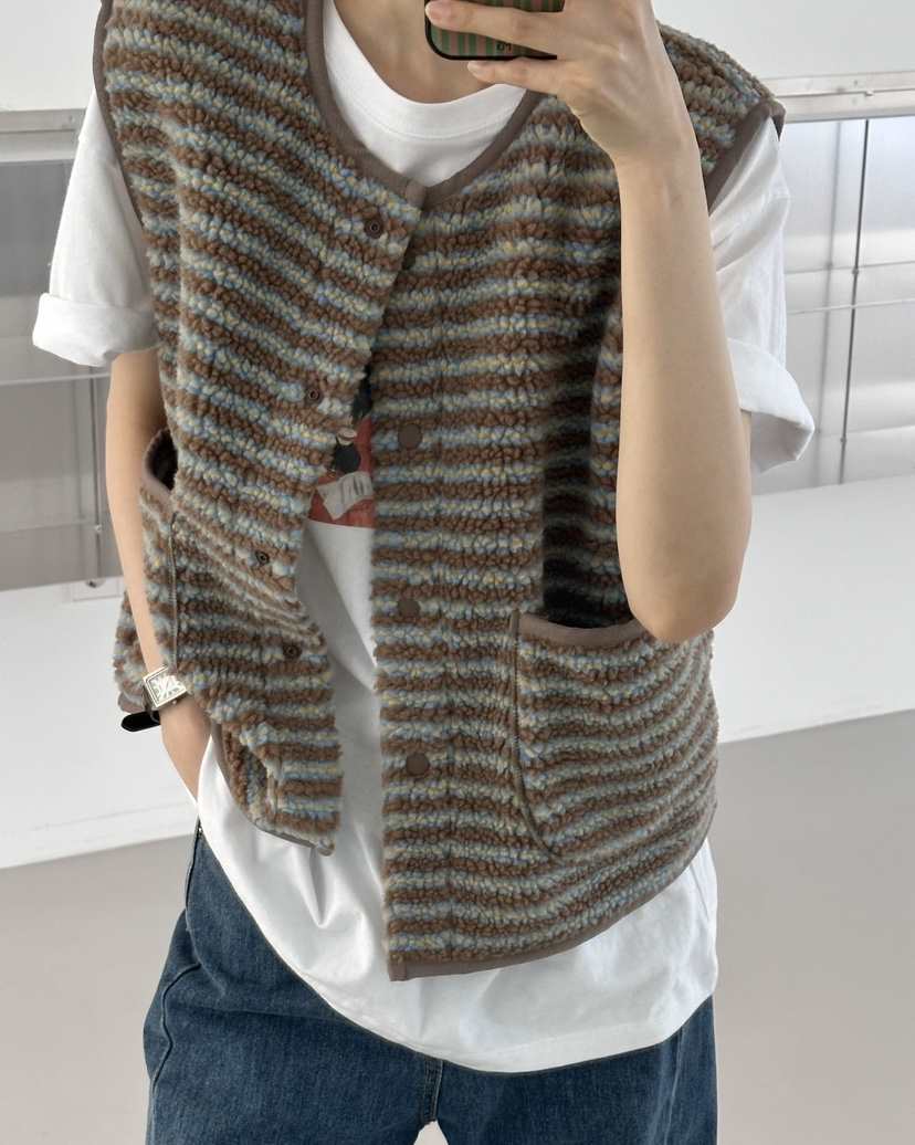 HOWDY東大門㊣代購女士新品人氣時尚推薦真品熱賣休閑25秋冬馬甲howdy馬甲