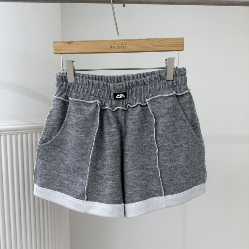 PALETTE-Q東大門㊣代購女士新款25秋冬推薦職業人氣短褲羊毛PALETTE短褲