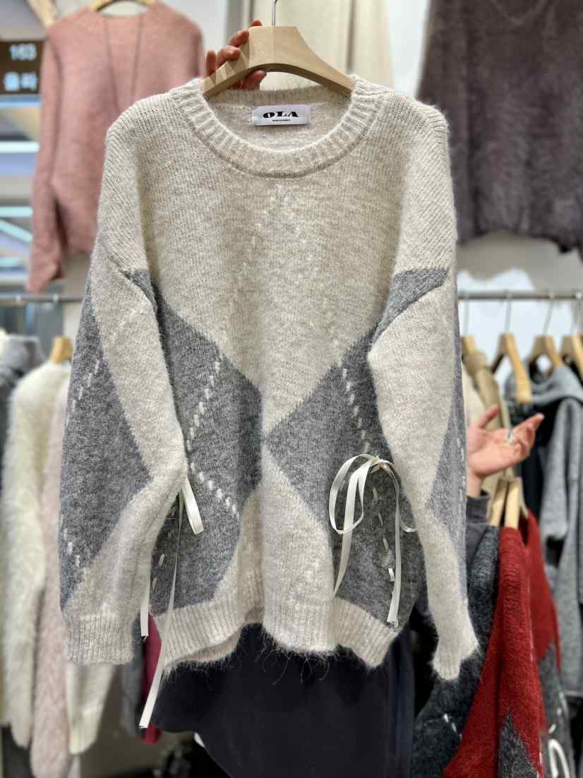 OLA東大門㊣代購女士新品職業休閑人氣時尚真品推薦熱賣針織衫mellor/OLA針織衫