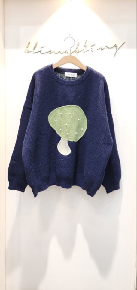 BLING BLING-S韓國代購㊣女士新品推薦時尚25秋冬休閑針織衫BLING BLING-S針織衫