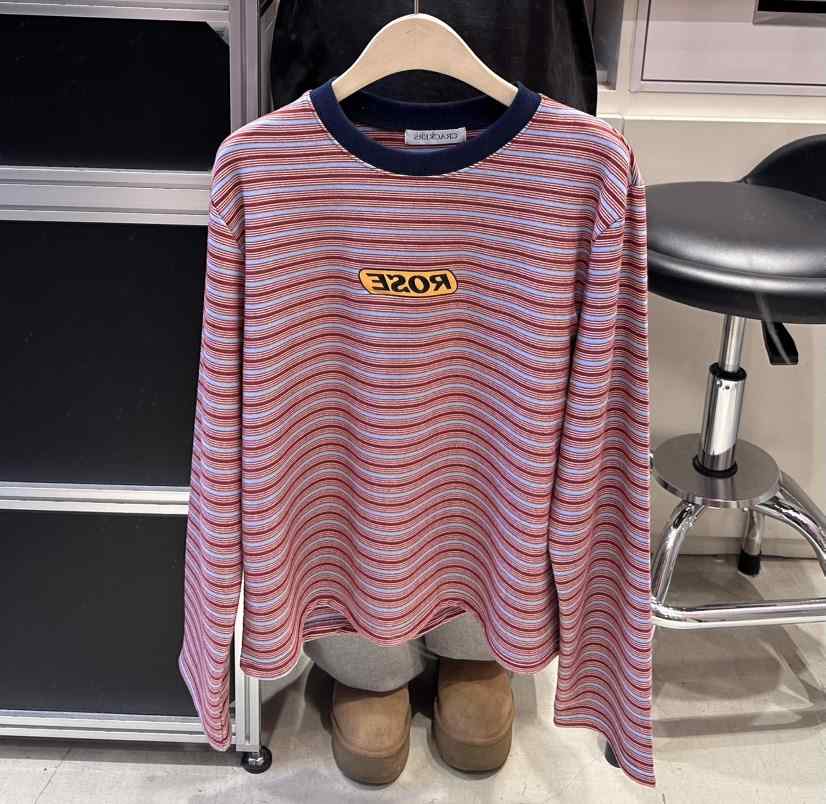 CRACKERS韓國代購㊣女士新款休閑推薦25秋冬人氣熱賣長袖T恤CRACKERS長袖T恤