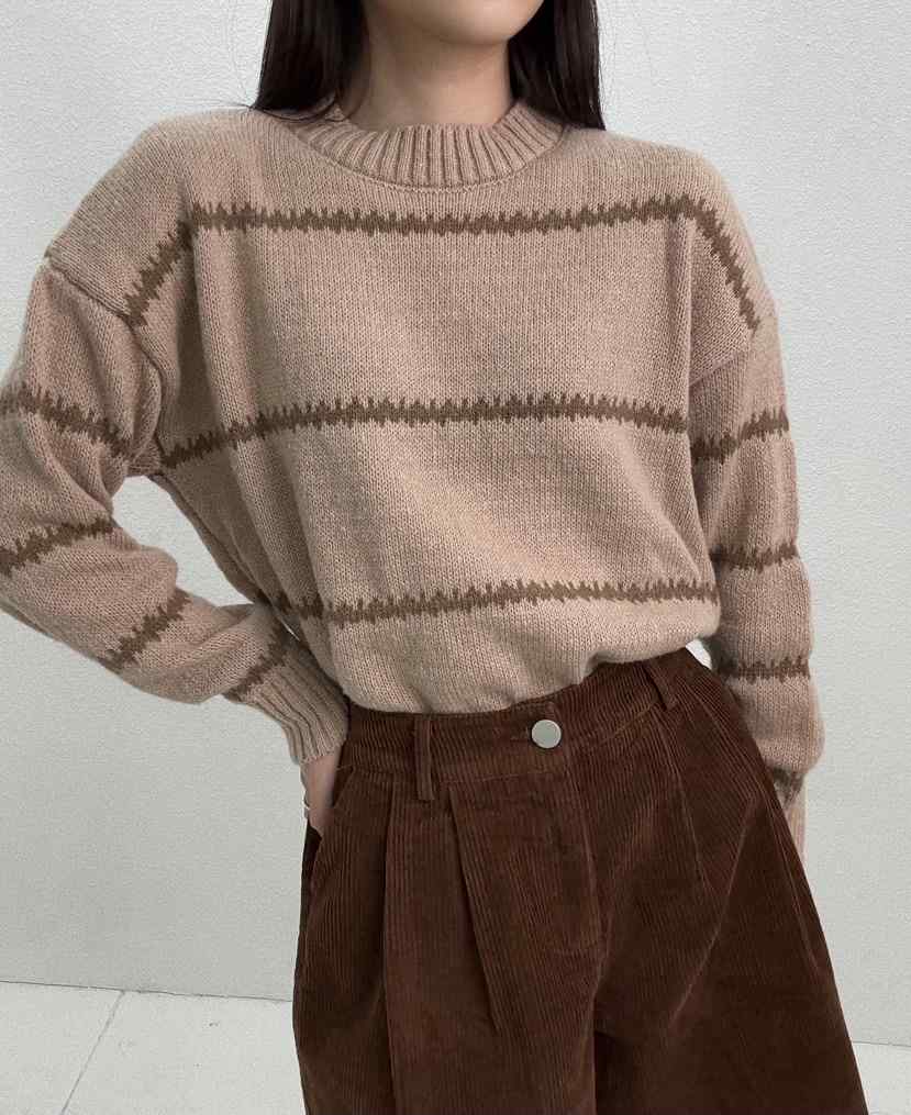 JMIND東大門㊣代購女裝新款休閑時尚真品人氣熱賣針織衫單排扣JMIND針織衫