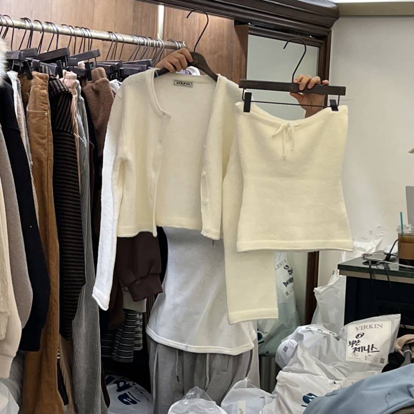 VIRKIN韓國代購㊣女裝新品25秋冬熱賣推薦時尚人氣真品套裝VIRKIN套裝