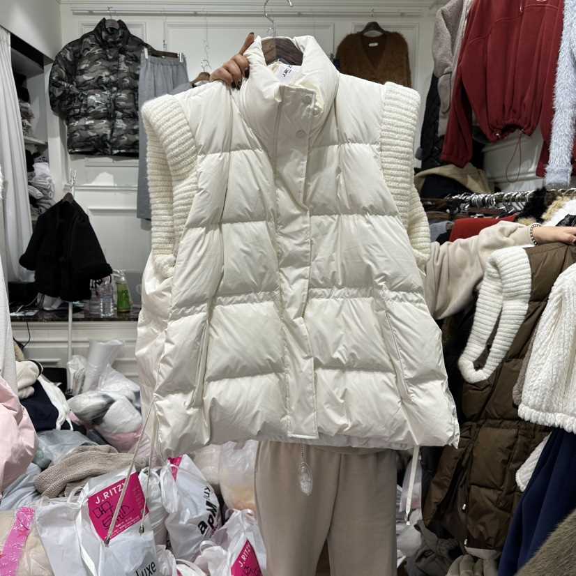 J.RITZY東大門㊣直郵女士新款25秋冬人氣休閑職業馬甲絎縫J.RITZY馬甲