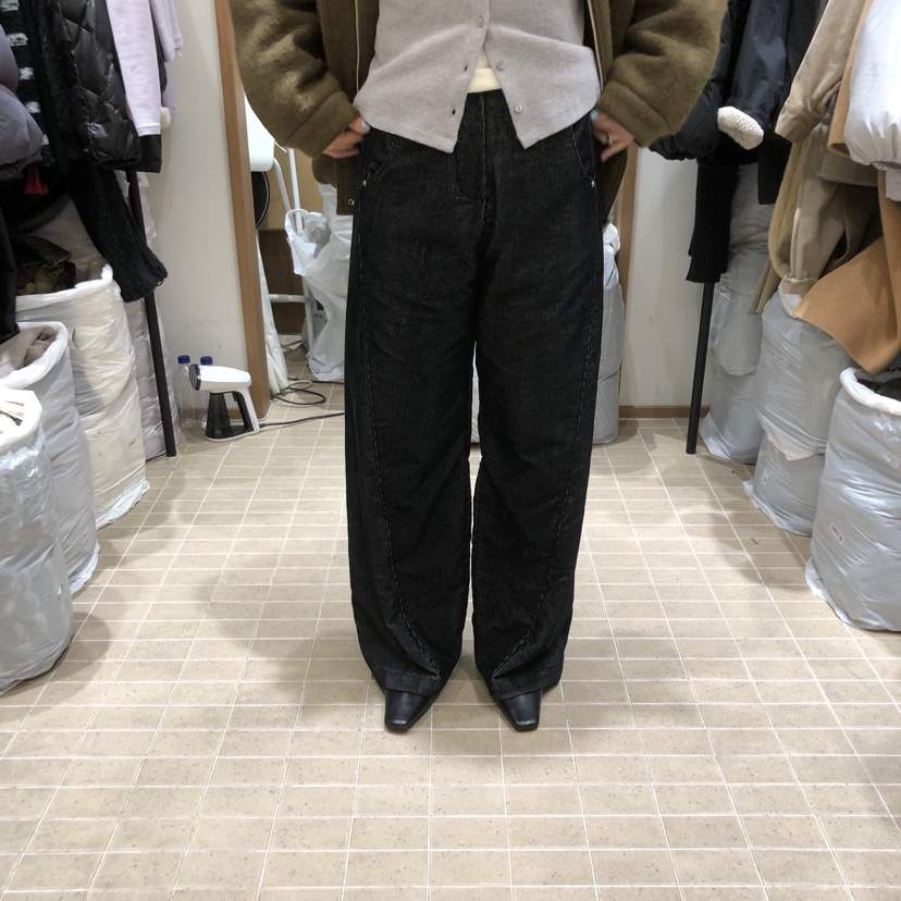 LOFN韓國代購㊣女裝新品時尚職業熱賣休閑推薦25秋冬休閑褲LOFN休閑褲