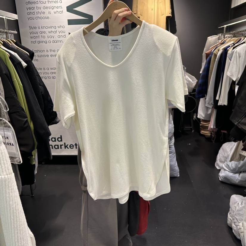 EL BOSQUE韓國直郵㊣女士新款職業推薦人氣休閑25秋冬T恤安哥拉EL BOSQUET恤