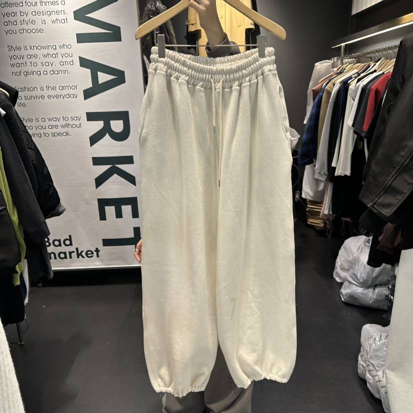 EL BOSQUE韓國直郵㊣女士新款推薦25秋冬真品人氣休閑褲加絨EL BOSQUE休閑褲