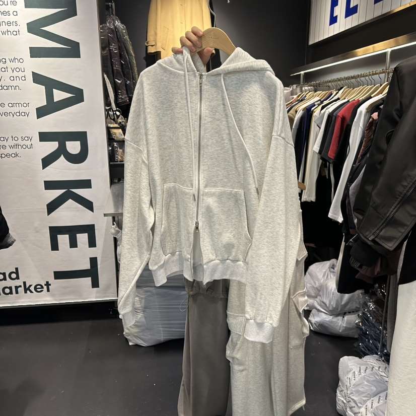 EL BOSQUE東大門㊣實拍女士新款推薦夾克連帽拉鏈衫加絨貂皮EL BOSQUE夾克