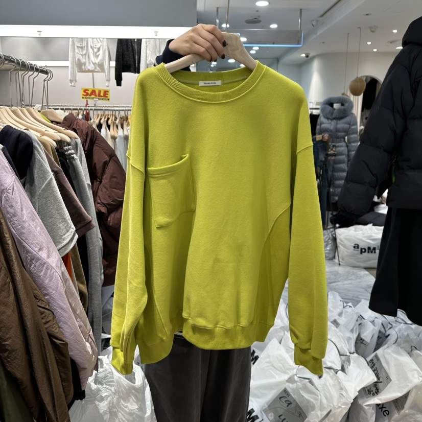 REVE-L韓國代購㊣女裝新款時尚推薦25秋冬職業人氣熱賣衛衣REVE-L衛衣