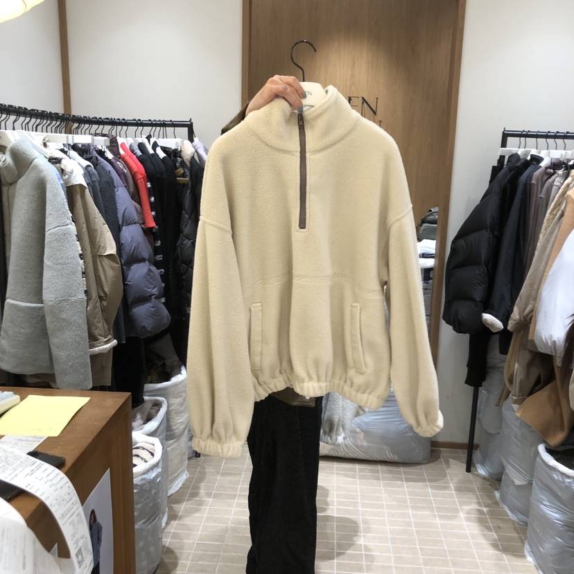 LOFN東大門㊣直郵女士新品熱賣人氣推薦25秋冬衛衣小熊拉鏈LOFN衛衣