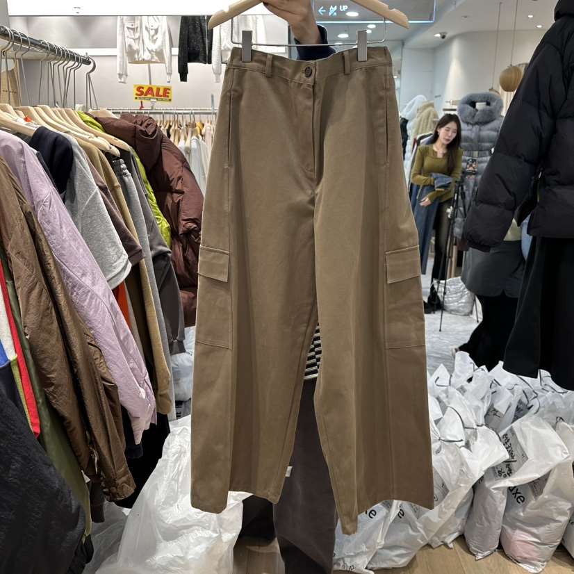 REVE-L東大門㊣實拍女裝新款真品休閑職業推薦人氣休閑褲口袋REVE-L休閑褲