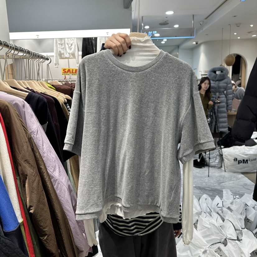 REVE-L東大門㊣直郵女士新款人氣真品熱賣職業T恤不含內搭REVE-LT恤