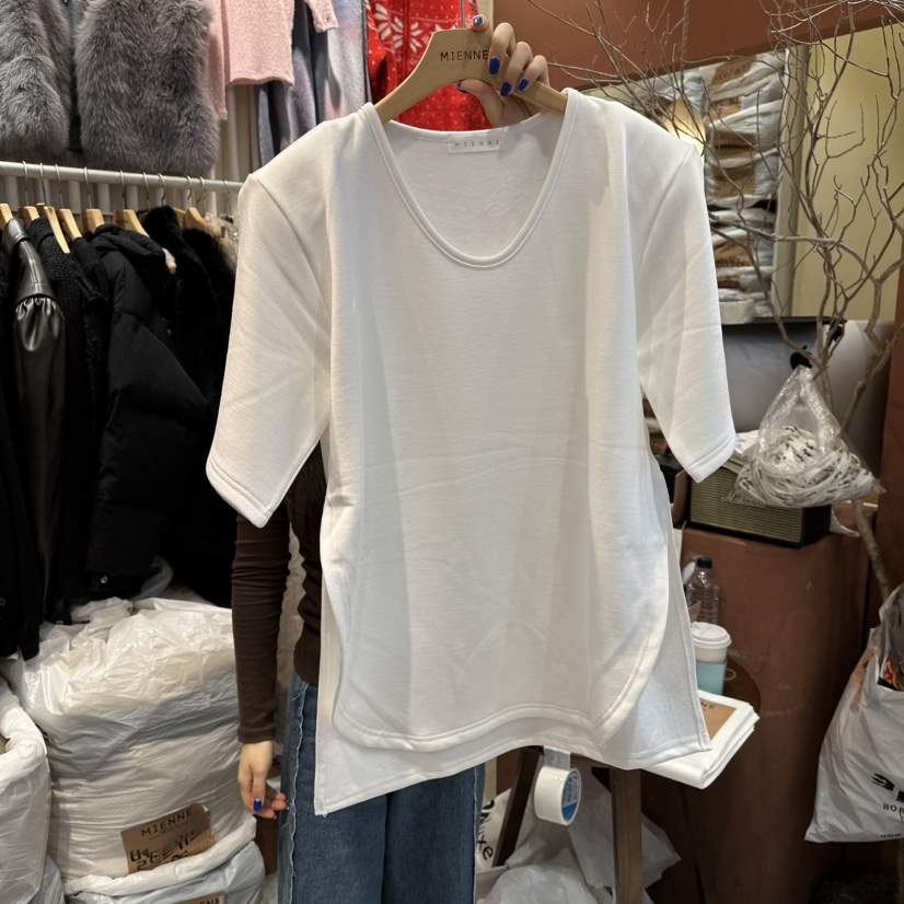MIENNE韓國代購㊣女士新品職業人氣熱賣25秋冬時尚推薦真品T恤MIENNET恤