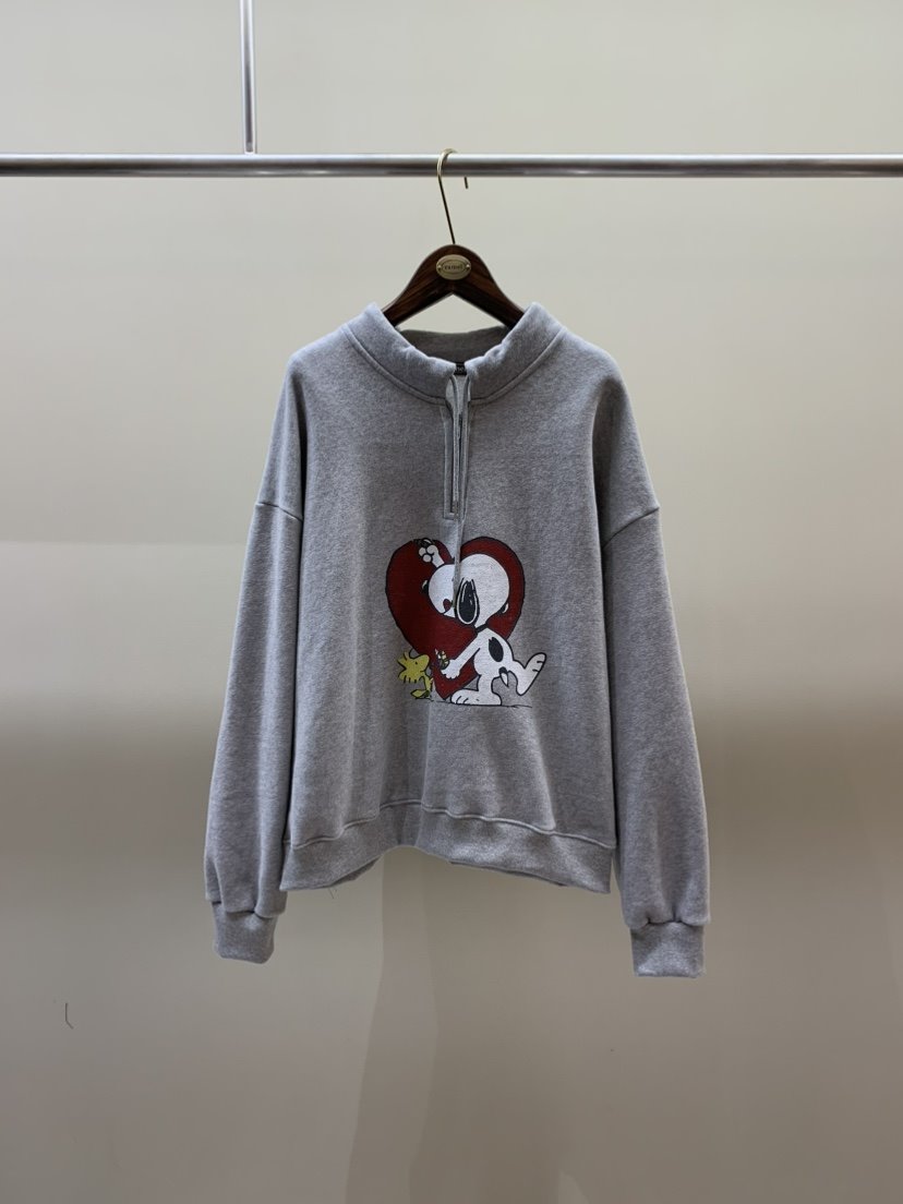 CAMEL-P韓國直郵㊣女裝新款推薦衛衣史努比拉鏈Came_l 家衛衣