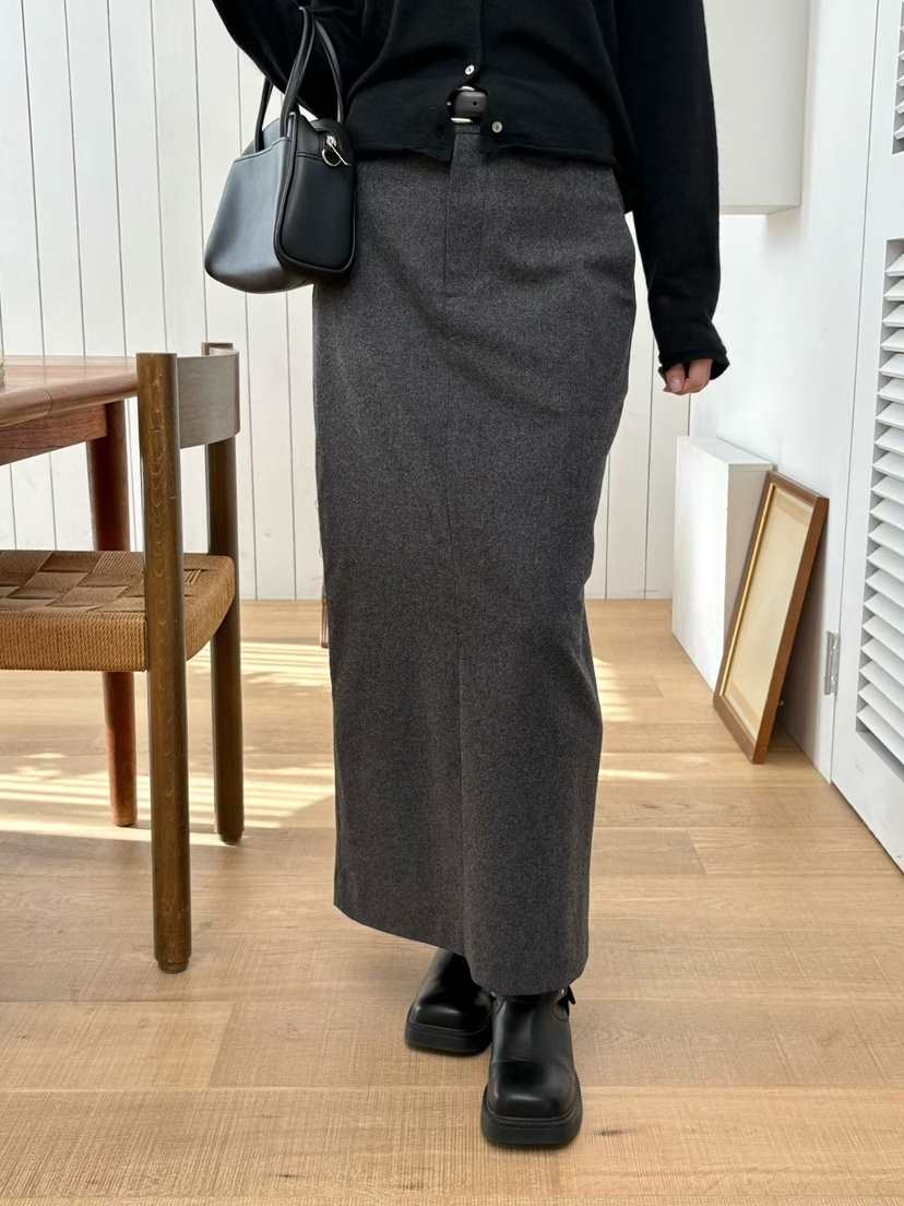 BINUS東大門㊣代購女裝新品真品人氣推薦休閑熱賣時尚職業長裙BINUS長裙