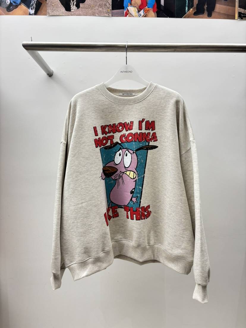 INTHEEND韓國直郵㊣女士新款人氣職業推薦真品熱賣25秋冬衛衣INTHEEND衛衣