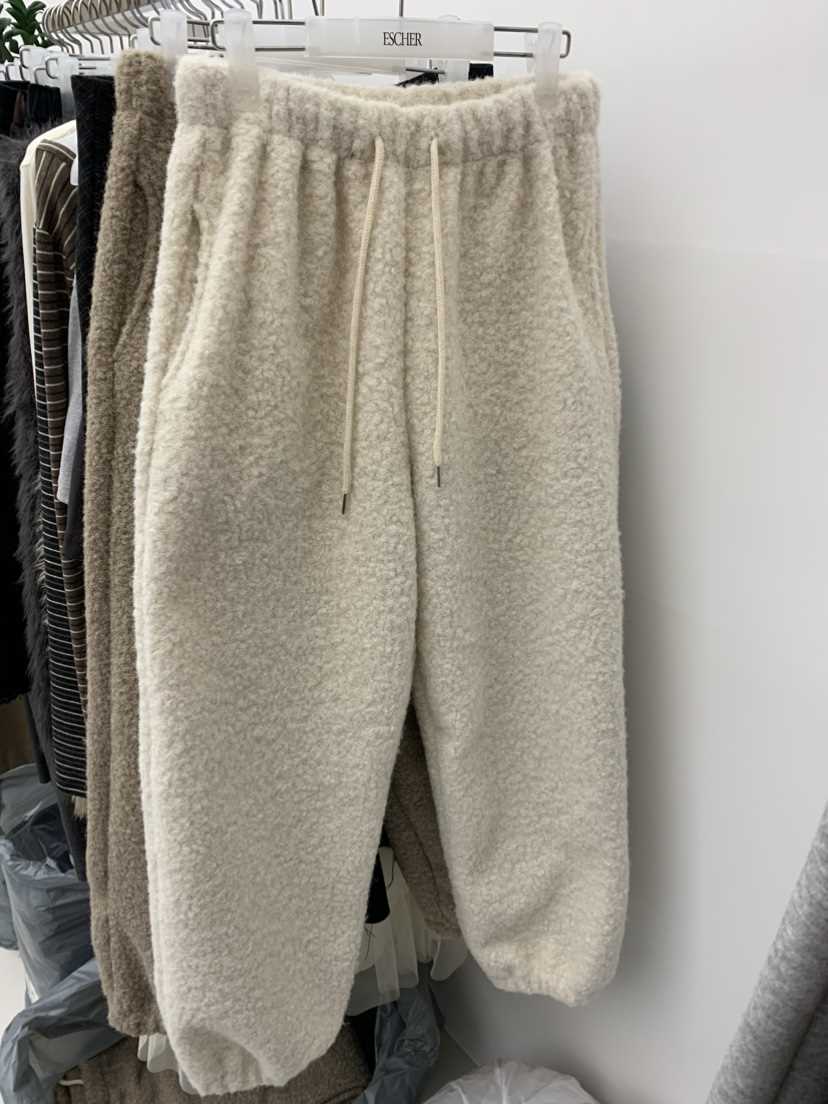 ESCHER東大門㊣直郵女裝新款推薦真品時尚職業休閑休閑褲抓絨ESCHER休閑褲